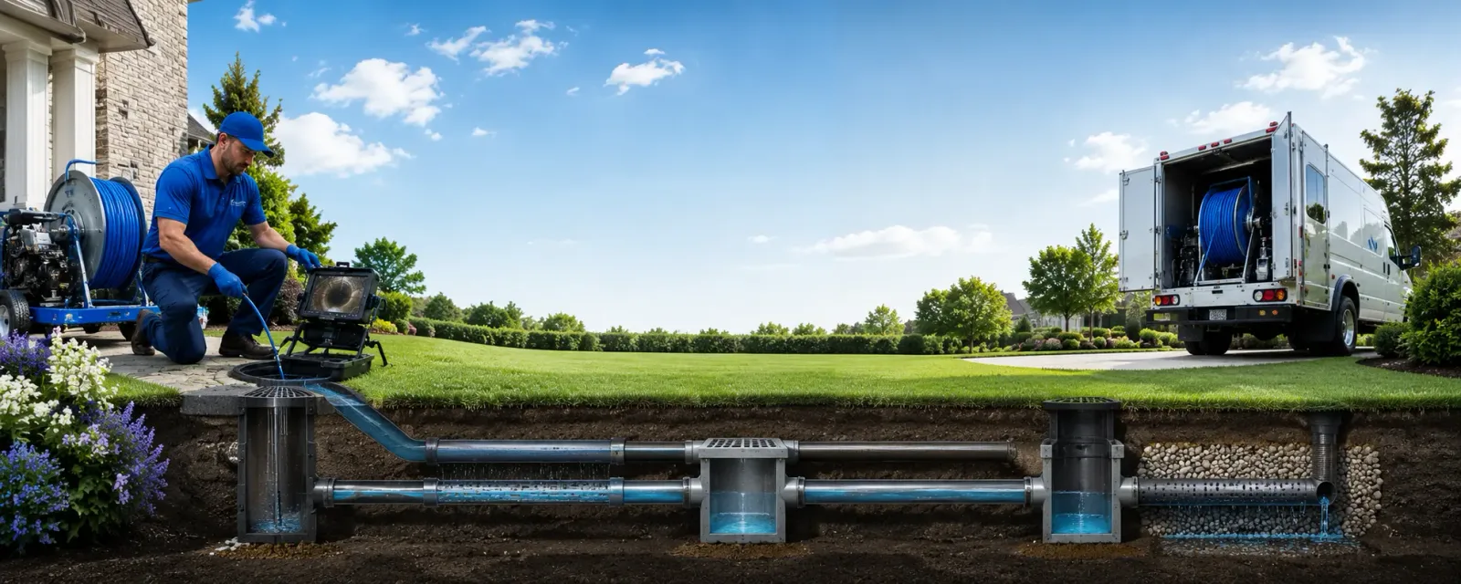 Outdoor drain cleaning information for Interlaken, NY